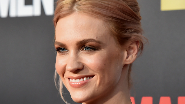 January Jones smiling