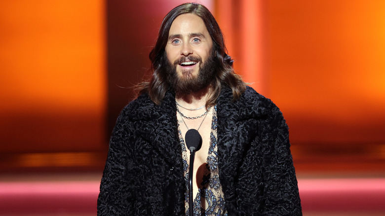 Jared Leto at the 64th Annual Grammy Awards