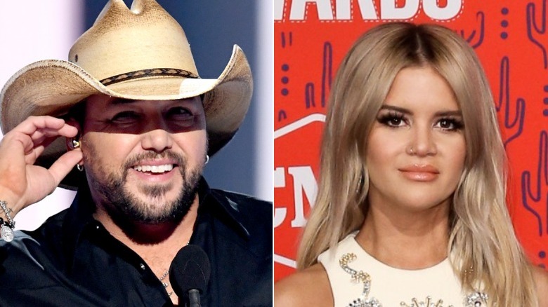 Jason Aldean and Maren Morris at events 