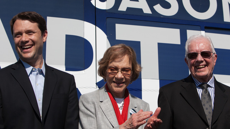 Jimmy Carter and grandson Jason Carter