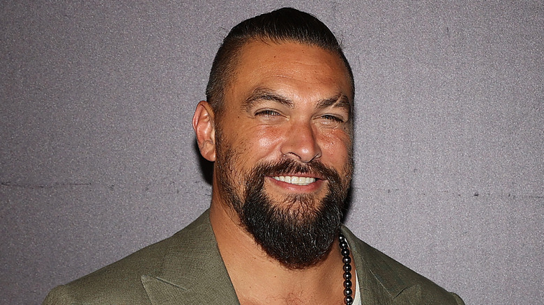 Jason Momoa smiling