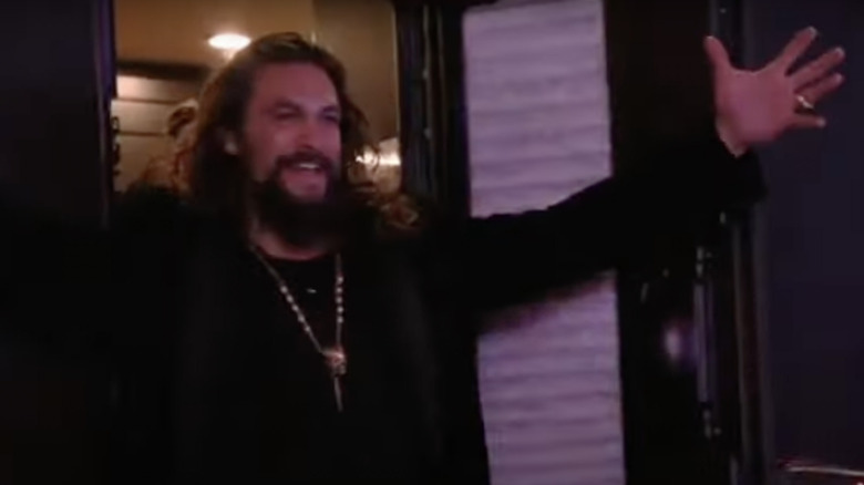 Jason Momoa exiting RV