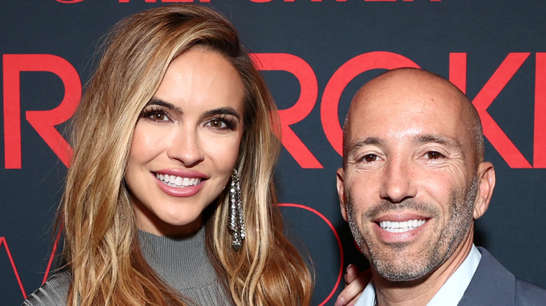 Chrishell Stause and Jason Oppenheim smiling