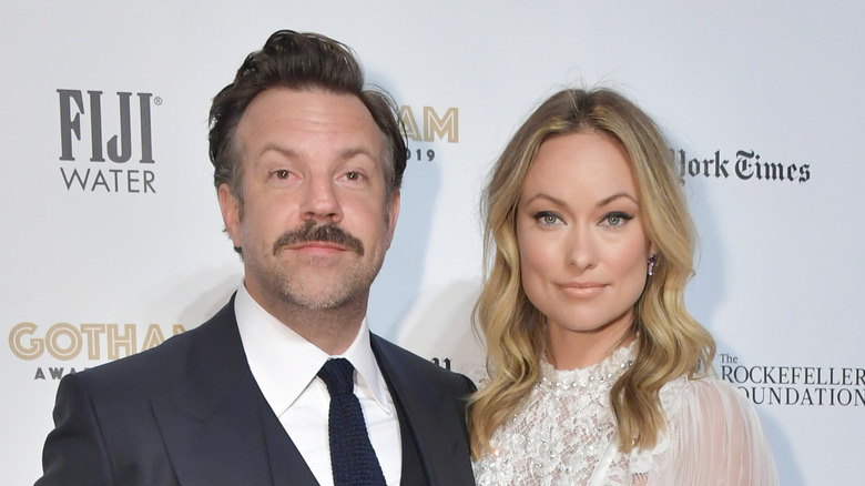 Jason Sudeikis and Olivia Wilde on the red carpet