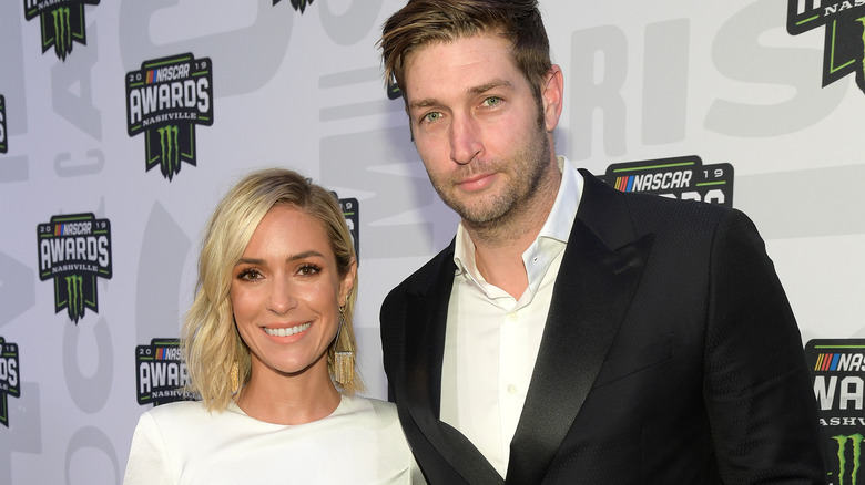 Kristin Cavallari and Jay Cutler pose