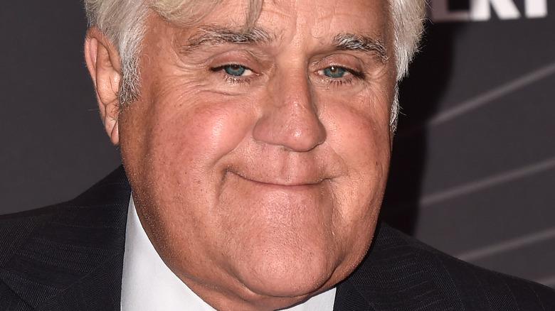 Jay Leno with a sly smile