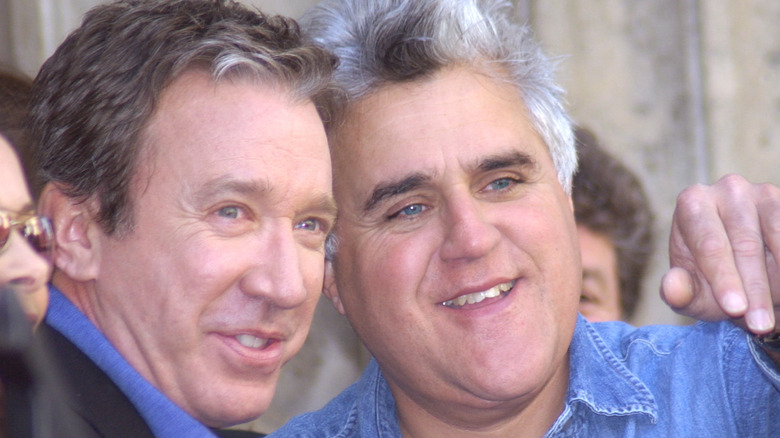 Tim Allen and Jay Leno smiling