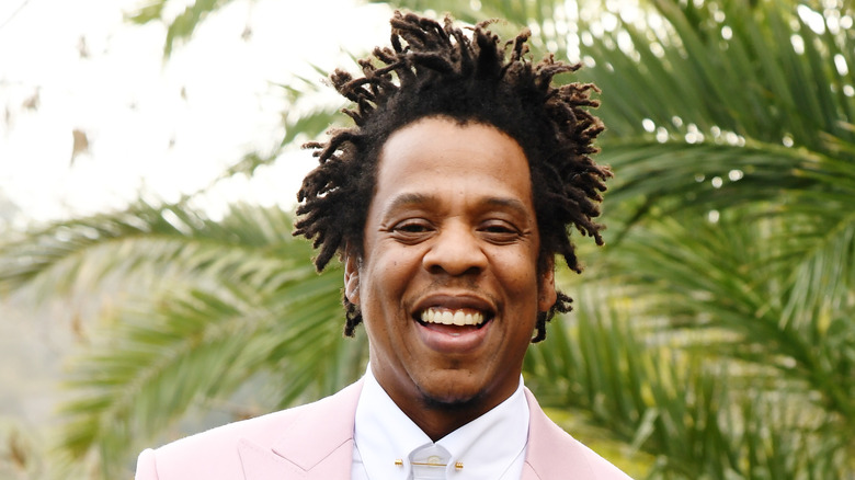 Jay-Z smiling at an event