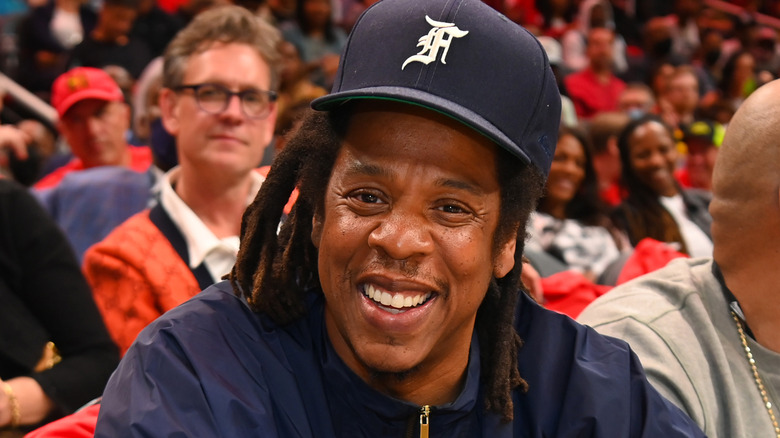 Jay-Z smiling 