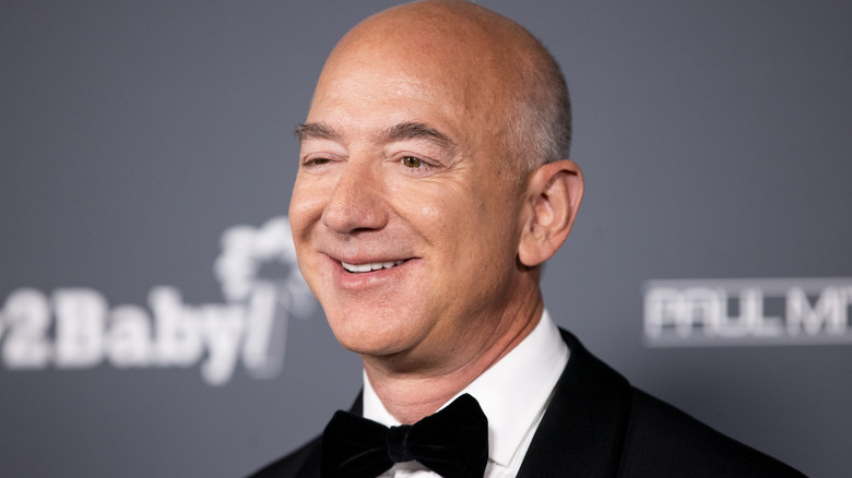 Jeff Bezos smiling