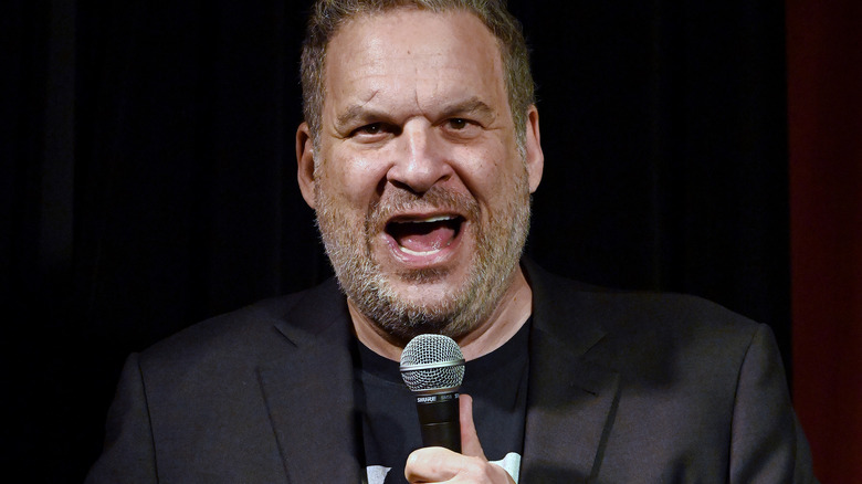 Jeff Garlin with microphone