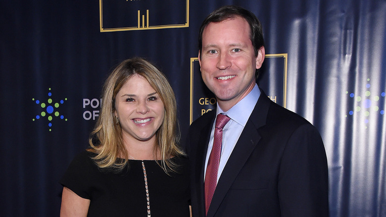 Jenna Bush Hager and Henry Hager posing