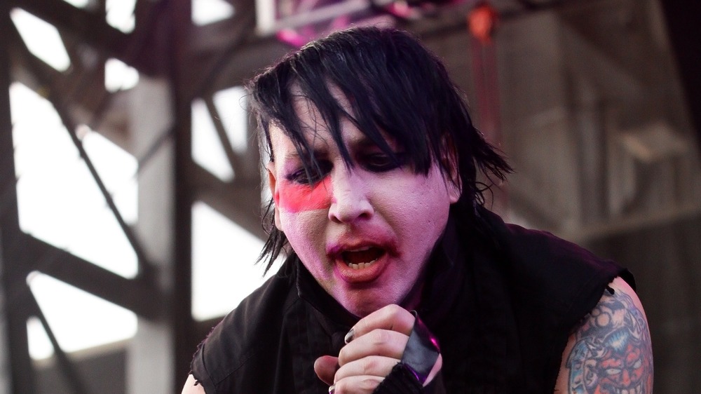 Marilyn Manson performs in Columbus, Ohio. May 2020