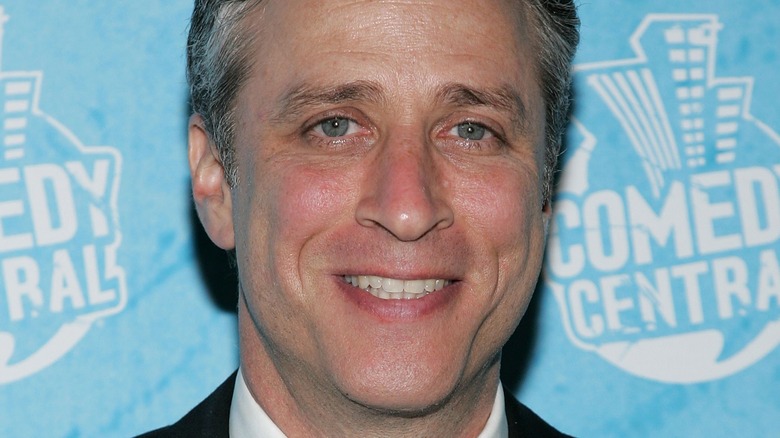 Jon Stewart smiling