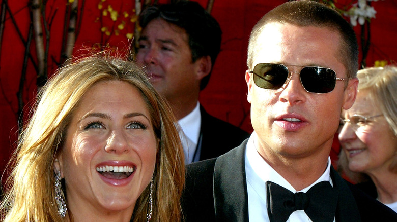 Jennifer Aniston and Brad Pitt