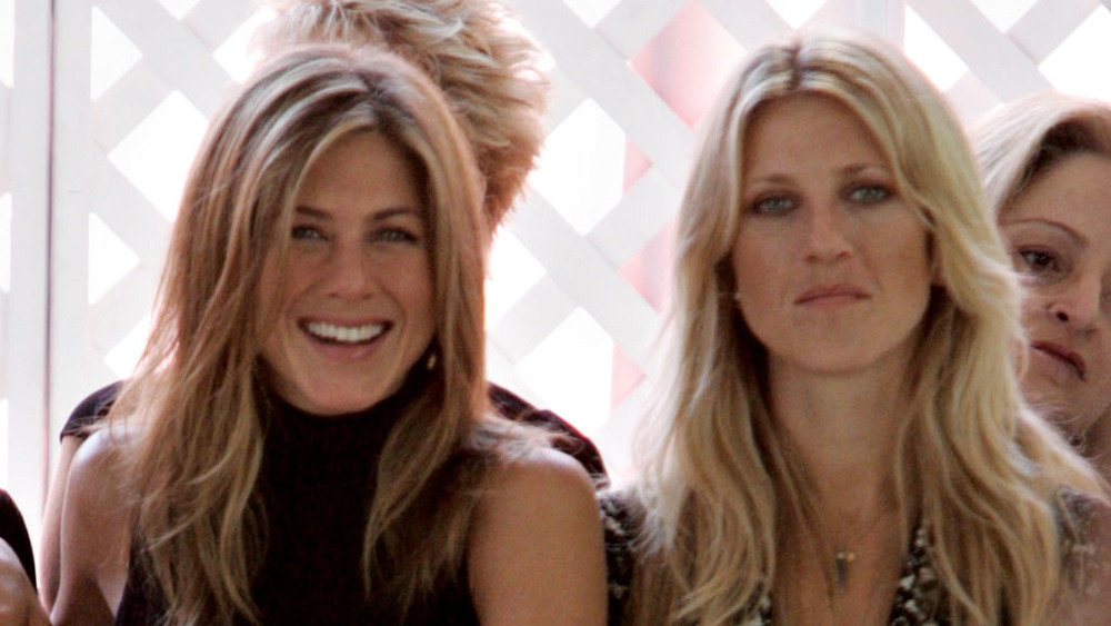 Jennifer Aniston and bestie Andrea Bendewald at a benefit