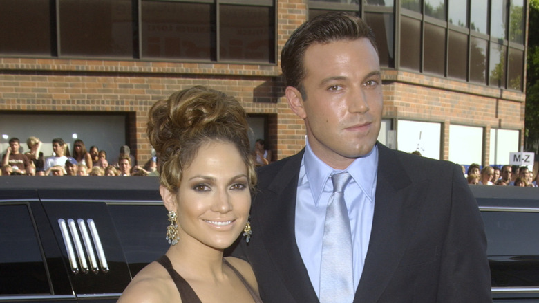 Jennifer Lopez and Ben Affleck on the red carpet