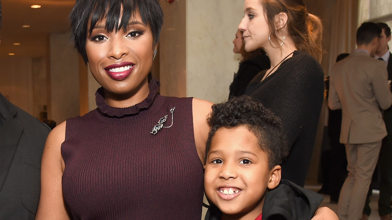 David Daniel Otunga Jr. and Jennifer Hudson smiling