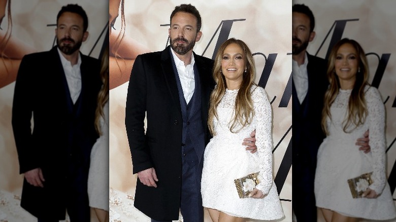 Ben Affleck and Jennifer Lopez on the red carpet together