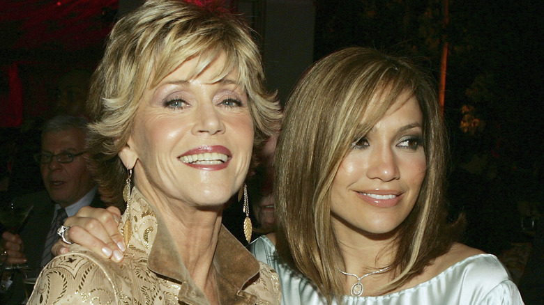 Jennifer Lopez and Jane Fonda younger