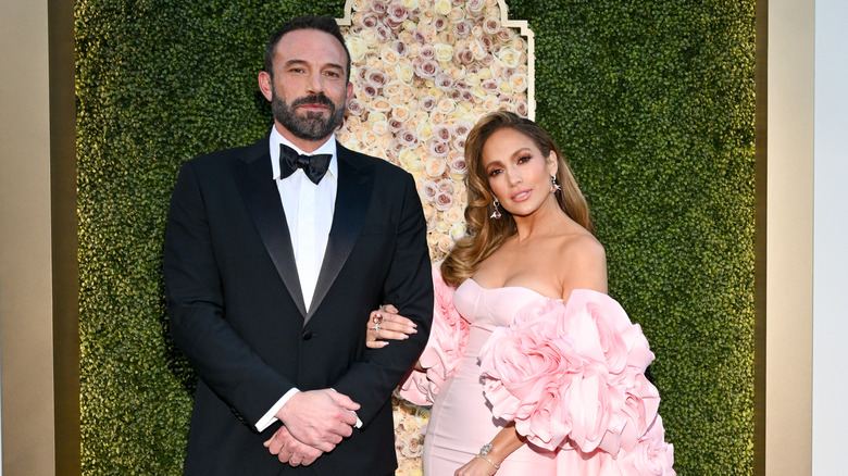 Ben Affleck and Jennifer Lopez in formal wear