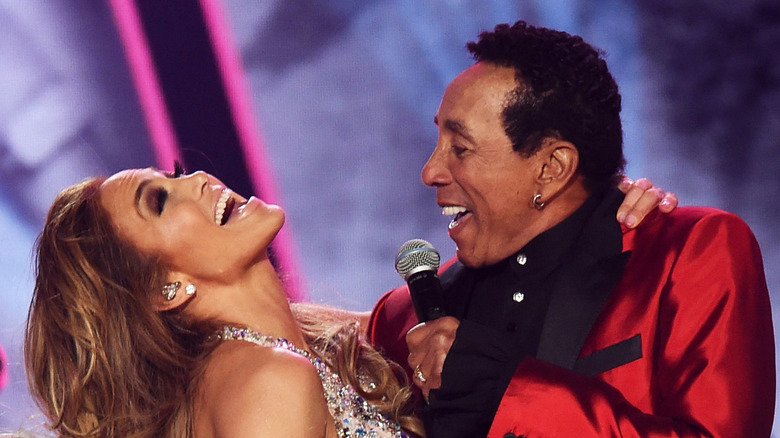 Jennifer Lopez and Smokey Robinson