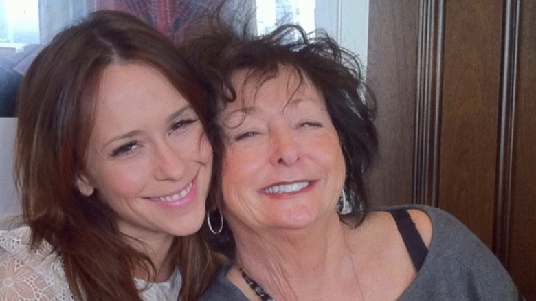 Jennifer Love Hewitt and her mother smiling