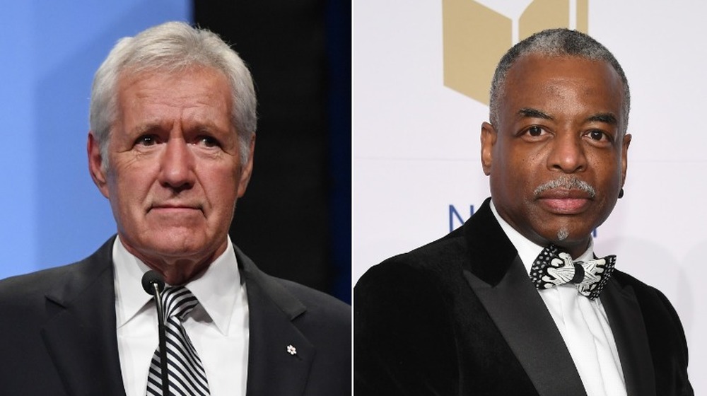 Alex Trebek and Levar Burton