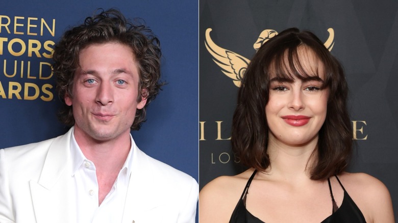 Jeremy Allen White and Rosalia