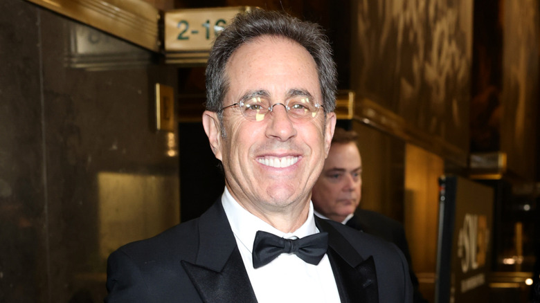 Jerry Seinfeld smiling