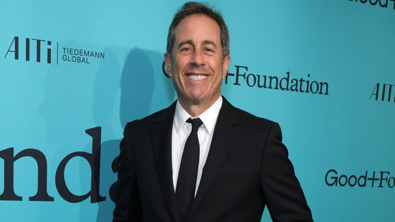 Jerry Seinfeld smiling at a Good+Foundation event