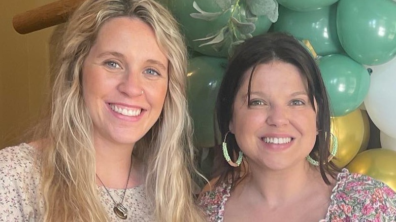 Amy Duggar King and Jill Duggar Dillard at baby shower