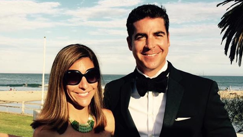 Noelle Inguagiato and Jesse Watters pose together