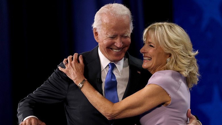 Joe and Jill Biden at the 2020 DNC