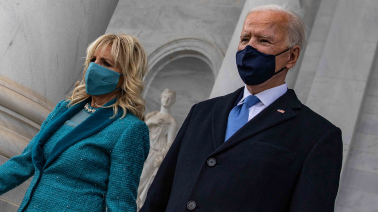 Jill Biden, Joe Biden, holding hands