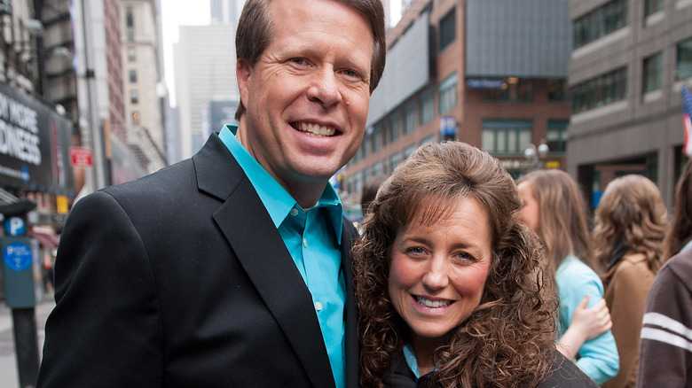 Jim Bob Duggar and Michelle Duggar smiling