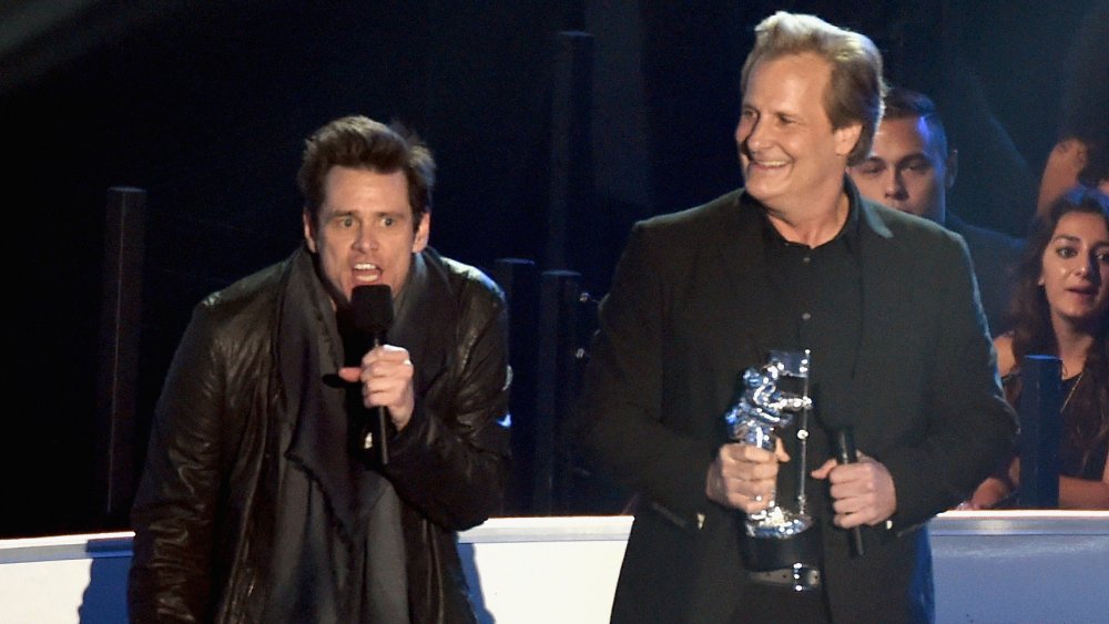 Jim Carrey and Jeff Daniels at the 2014 MTV VMAs