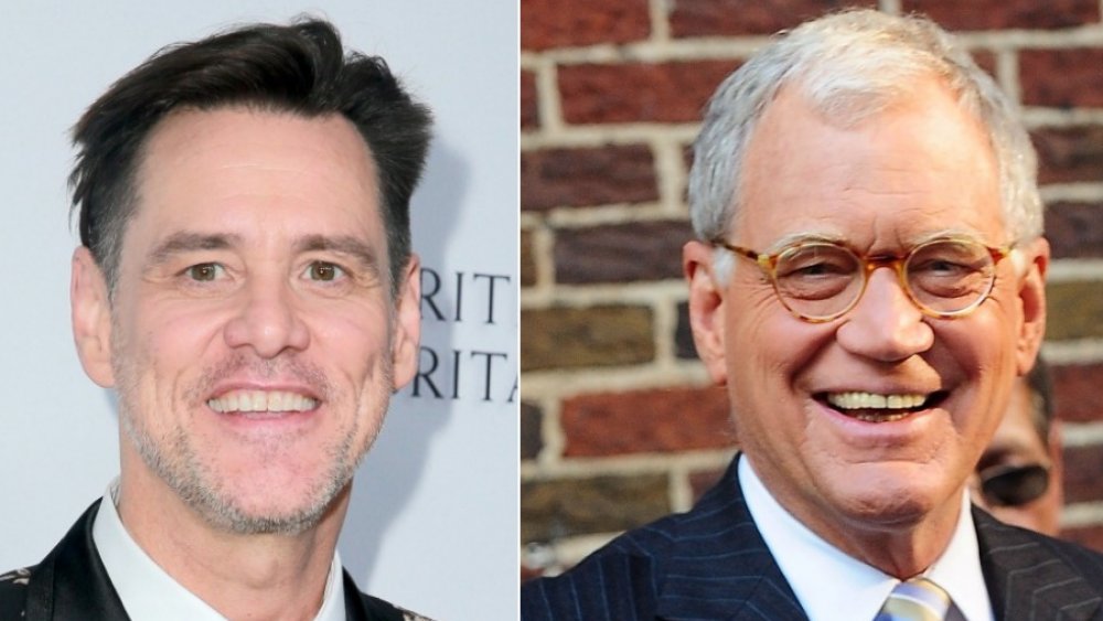 Jim Carrey, David Letterman