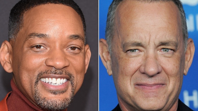 Will Smith and Tom Hanks on the red carpet