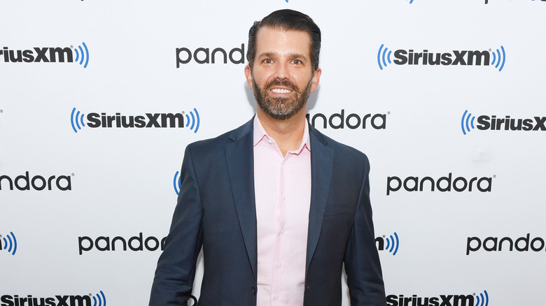 Donald Trump Jr. visiting SiriusXM Studios