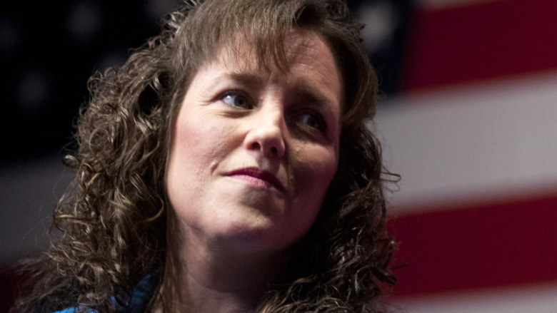 Michelle Duggar speaks during a panel discussion before promoting the book "A Love That Multiplies" during the Conservative Political Action Conference (CPAC)