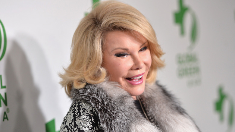 Joan Rivers posing