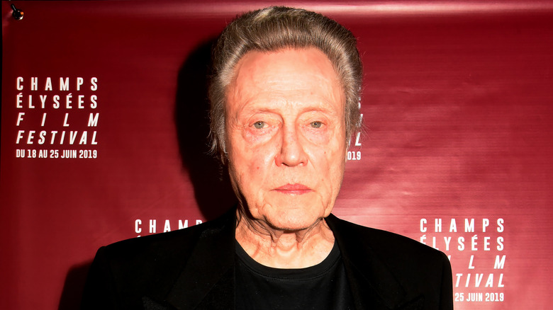 Christopher Walken staring