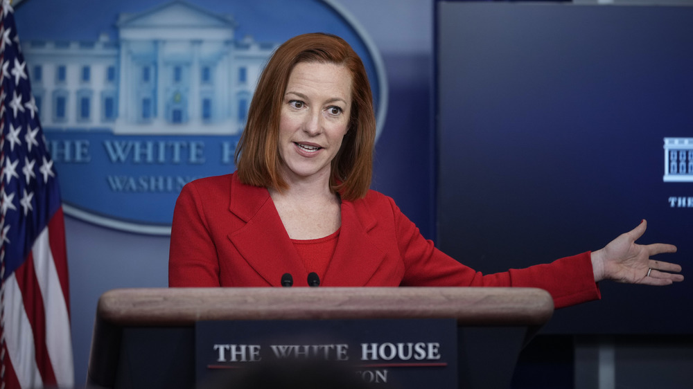 Jen Psaki at White House press briefing March 2021