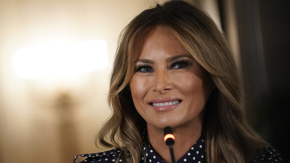 Melania Trump smiling 