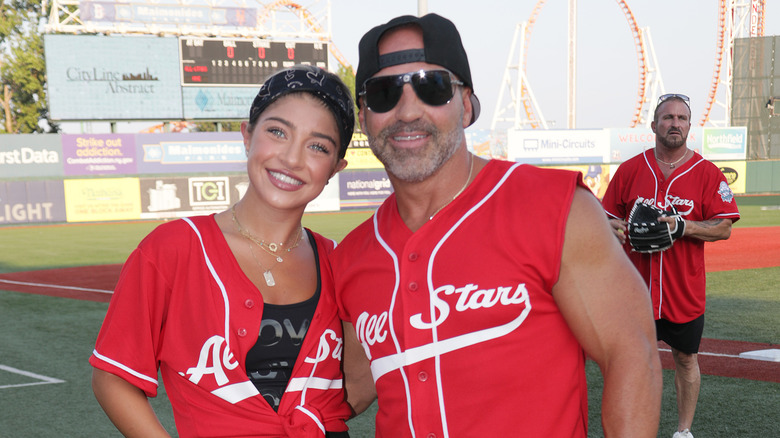 Joe Gorga and Gia Giudice smiling