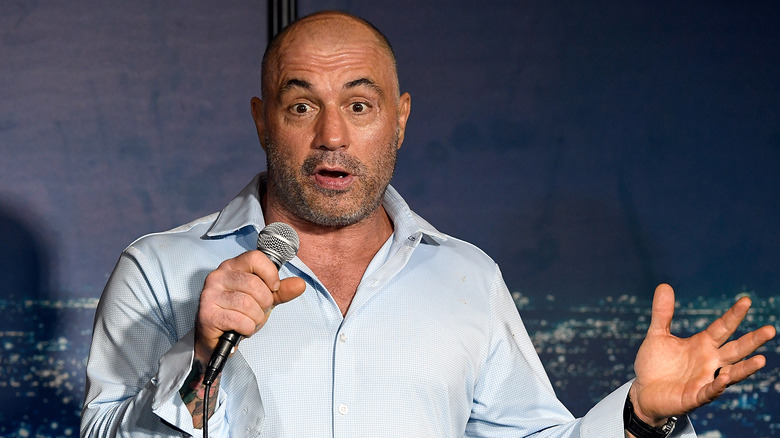 Joe Rogan performing at The Ice House Comedy Club