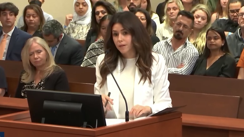 Camille Vasquez questioning in court