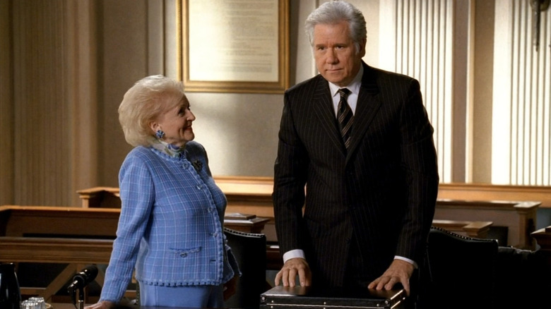 Betty White and John Larroquette in "Boston Legal"