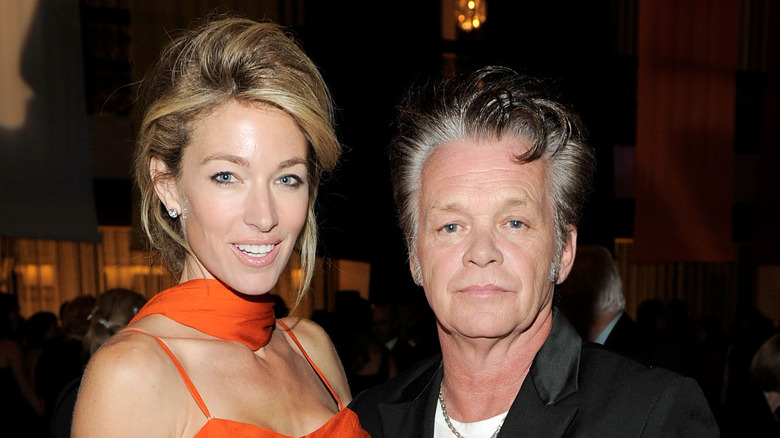 Elaine Irwin and John Mellencamp at event